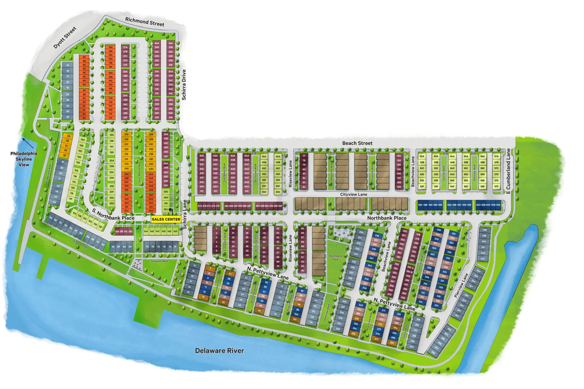 Northbank Sitemap